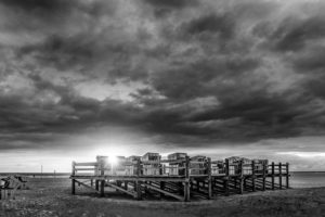 Germany, Schleswig-Holstein, Sankt Peter-Ording, beach tents Germany, Schleswig-Holstein, Sankt Peter-Ording, beach tents