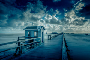 Germany, Schleswig-Holstein, Sankt Peter-Ording, beach, bridge, sandbank Germany, Schleswig-Holstein, Sankt Peter-Ording, beach, bridge, sandbank