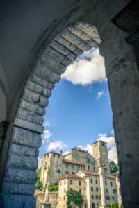 Italien, Südtirol, Dolomiten, Feltre, Piazza Maggiore Italien, Südtirol, Dolomiten, Feltre, Piazza Maggiore