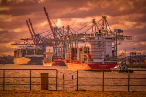 Deutschland, Hamburg, Elbe, Hafen, St. Pauli, Fischmarkt, Toller Ort, Containerterminal Deutschland, Hamburg, Elbe, Hafen, St. Pauli, Fischmarkt, Toller Ort, Containerterminal