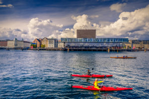 Europa, Dänemark, Kopenhagen, Hafen, Schauspielhaus Europa, Dänemark, Kopenhagen, Hafen, Schauspielhaus