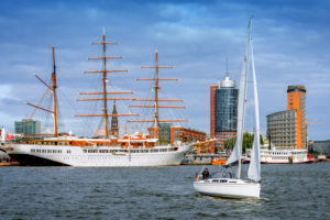 Germany, Hamburg, Hamburg Harbor, Cruise Ship, Sailing Ship, Sea Cloud II Germany, Hamburg, Hamburg Harbor, Cruise Ship, Sailing Ship, Sea Cloud II