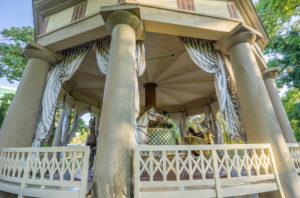 Germany, Baden-Wurttemberg, Ludwigsburg, Ludwigsburg Castle, Carousel (Historic Playground) Germany, Baden-Wurttemberg, Ludwigsburg, Ludwigsburg Castle, Carousel (Historic Playground)