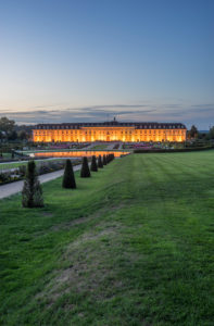 Germany, Baden-Württemberg, Ludwigsburg, Ludwigsburg Palace in the evening Germany, Baden-Württemberg, Ludwigsburg, Ludwigsburg Palace in the evening
