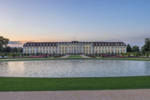 Germany, Baden-Württemberg, Ludwigsburg, Ludwigsburg Palace in the evening Germany, Baden-Württemberg, Ludwigsburg, Ludwigsburg Palace in the evening