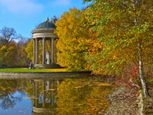Apollo temple, autumn, Germany, Bavaria, Upper Bavaria, Munich, Nymphenburger Palace garden, Apollo temple, autumn, Germany, Bavaria, Upper Bavaria, Munich, Nymphenburger Palace garden,