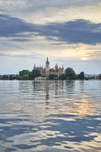 Europa, Deutschland, Mecklenburg-Vorpommern, Schwerin, Schloss, See, Spiegelung Europa, Deutschland, Mecklenburg-Vorpommern, Schwerin, Schloss, See, Spiegelung