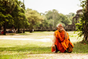 Monk, Angkor Temple Monk, Angkor Temple