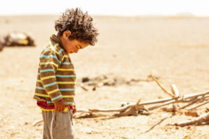 Boy of a nomad family, Sahara Boy of a nomad family, Sahara