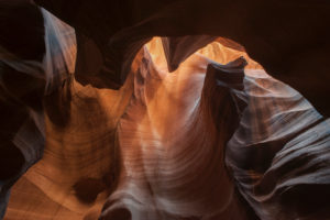 Antelope Canyon, a slot canyon in Arizona, USA