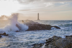 lighthouse at Goury, Manche, Normandy, France