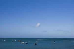 boats off Port Racine, Manche, Cotentin, France