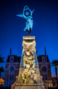 France, New Aquitaine, Arcachon Bay, Gujan-Mestras war memorial