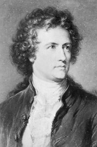 German writer Johann Wolfgang von Goethe (1749-1832 from a painting by Friedrich Bruckmann (German, 1814 - 1898), circa 1880./n/n