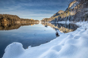 Deutschland, Bayern, Allgäu, Alpsee Deutschland, Bayern, Allgäu, Alpsee