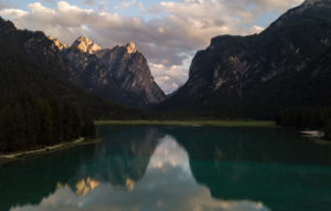 Italien, Südtirol, Dolomiten, Toblacher See Italien, Südtirol, Dolomiten, Toblacher See