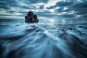 Portugal, Madeir, rock in the water Portugal, Madeir, rock in the water