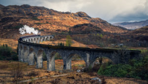 Schottland, Highlands, Glenfinnan Viadukt Schottland, Highlands, Glenfinnan Viadukt