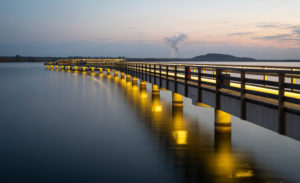 Germany, Saxony-Anhalt, Geiseltalsee, Braunsbedra pier Germany, Saxony-Anhalt, Geiseltalsee, Braunsbedra pier