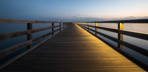 Germany, Saxony-Anhalt, Geiseltalsee, Braunsbedra pier Germany, Saxony-Anhalt, Geiseltalsee, Braunsbedra pier
