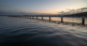 Germany, Saxony-Anhalt, Geiseltalsee, Braunsbedra pier Germany, Saxony-Anhalt, Geiseltalsee, Braunsbedra pier