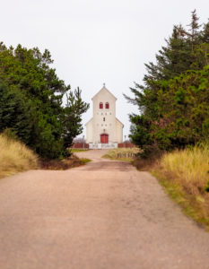 Haurvig Kirke near Hvide Sande in Denmark Haurvig Kirke near Hvide Sande in Denmark