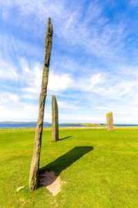 The standing stones of Stenness The standing stones of Stenness