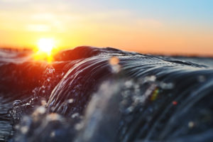 Waves at Sunset, Baltic Sea, Zingst Waves at Sunset, Baltic Sea, Zingst