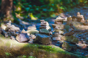 Cairns at National Park Harz Cairns at National Park Harz
