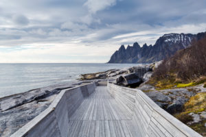 Europe, Norway, Senja, Tungeneset, Devil's Teeth mountains Europe, Norway, Senja, Tungeneset, Devil's Teeth mountains