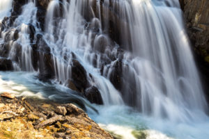 Europe, Norway, Nordland, waterfall Europe, Norway, Nordland, waterfall