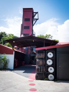 Rhum JM, distillation Rhum JM, the distillation tower in the visitor area Rhum JM, distillation Rhum JM, the distillation tower in the visitor area