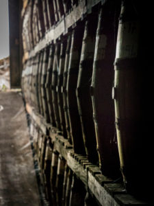 Saint James, rum warehouse, rum maturing in the barrels, detail, Saint James, rum warehouse, rum maturing in the barrels, detail,