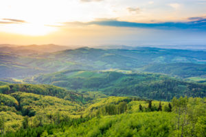 Brand-Laaben, forest of Vienna Woods, farmhouses, meadows, view from summit Schöpfl, Wienerwald / Vienna Woods, Niederösterreich / Lower Austria, Austria Brand-Laaben, forest of Vienna Woods, farmhouses, meadows, view from summit Schöpfl, Wienerwald / Vienna Woods, Niederösterreich / Lower Austria, Austria