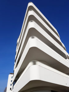 Residential house, new building, perspective, Residential house, new building, perspective,