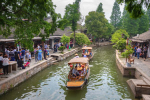 China, Shanghai, Zhujiajiaozhen City, canal China, Shanghai, Zhujiajiaozhen City, canal