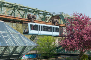 Germany, North Rhine-Westphalia, Wuppertal, the suspension railway was opened on 1 March 1901, station Ohligsmill, Germany, North Rhine-Westphalia, Wuppertal, the suspension railway was opened on 1 March 1901, station Ohligsmill,