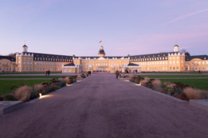 Germany, Baden-Württemberg, Karlsruhe, the castle. Germany, Baden-Württemberg, Karlsruhe, the castle.