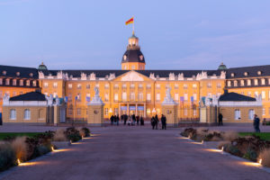 Germany, Baden-Württemberg, Karlsruhe, the castle. Germany, Baden-Württemberg, Karlsruhe, the castle.