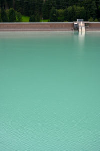 Austria, Montafon, Gaschurn, reservoir. Austria, Montafon, Gaschurn, reservoir.