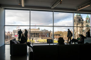 Views from the Humboldt-Box to the Lustgarten, Altes Museum, Mitte, Berlin Views from the Humboldt-Box to the Lustgarten, Altes Museum, Mitte, Berlin