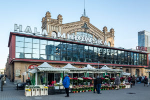 Halo Mirowska, Mirow Halls, Historical Market Hall, Warsaw, Poland Halo Mirowska, Mirow Halls, Historical Market Hall, Warsaw, Poland