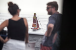 Spectators while a competition, extreme sailing Series Barcelona, 2017, Barcelona, Catalonia, Spain Spectators while a competition, extreme sailing Series Barcelona, 2017, Barcelona, Catalonia, Spain