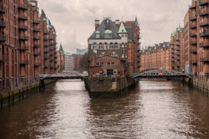 Historic Speicherstadt, old town, Hamburg, Germany Historic Speicherstadt, old town, Hamburg, Germany
