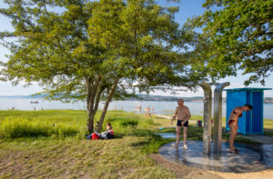 Bodensee, seaside resort, lido Dingelsdorf, summer, sun, blue sky, water, bathing, Germany, Baden Württemberg Bodensee, seaside resort, lido Dingelsdorf, summer, sun, blue sky, water, bathing, Germany, Baden Württemberg