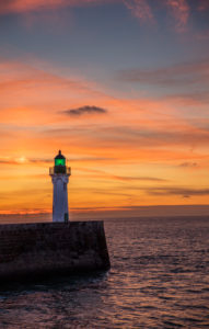 Normandy, lighthouse, English Channel, sunset, sunset, sunset, Normandy, lighthouse, English Channel, sunset, sunset, sunset,