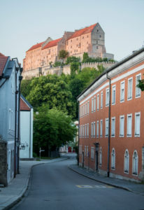 Castle over the old town of Burghausen Castle over the old town of Burghausen