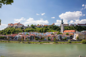 Old town with the longest castle in the world Burghausen an der Salzach Old town with the longest castle in the world Burghausen an der Salzach