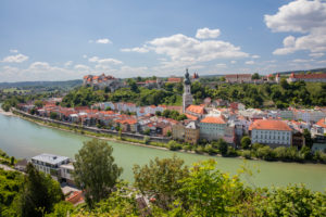 Old town with the longest castle in the world Burghausen an der Salzach Old town with the longest castle in the world Burghausen an der Salzach