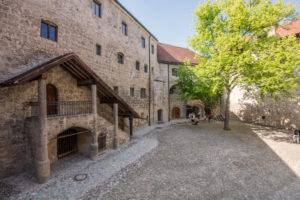 Burghausen Castle, longest castle in the world, courtyard Burghausen Castle, longest castle in the world, courtyard